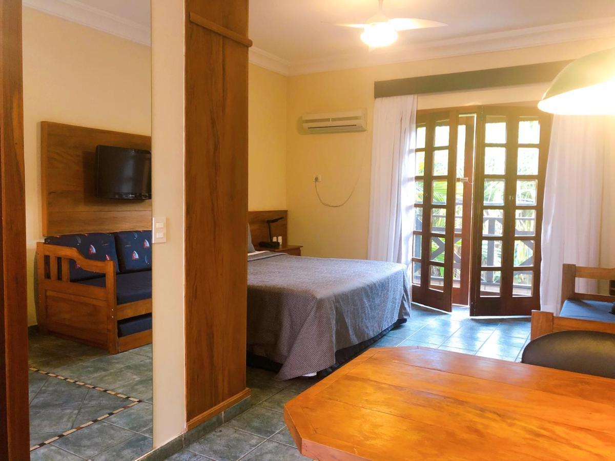 Suíte 1210 em Flat frente ao mar Ilhabela Exterior foto